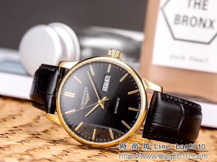 LONGINES浪琴 經典大三針 全自動機械 精品男士腕表 WSS1085